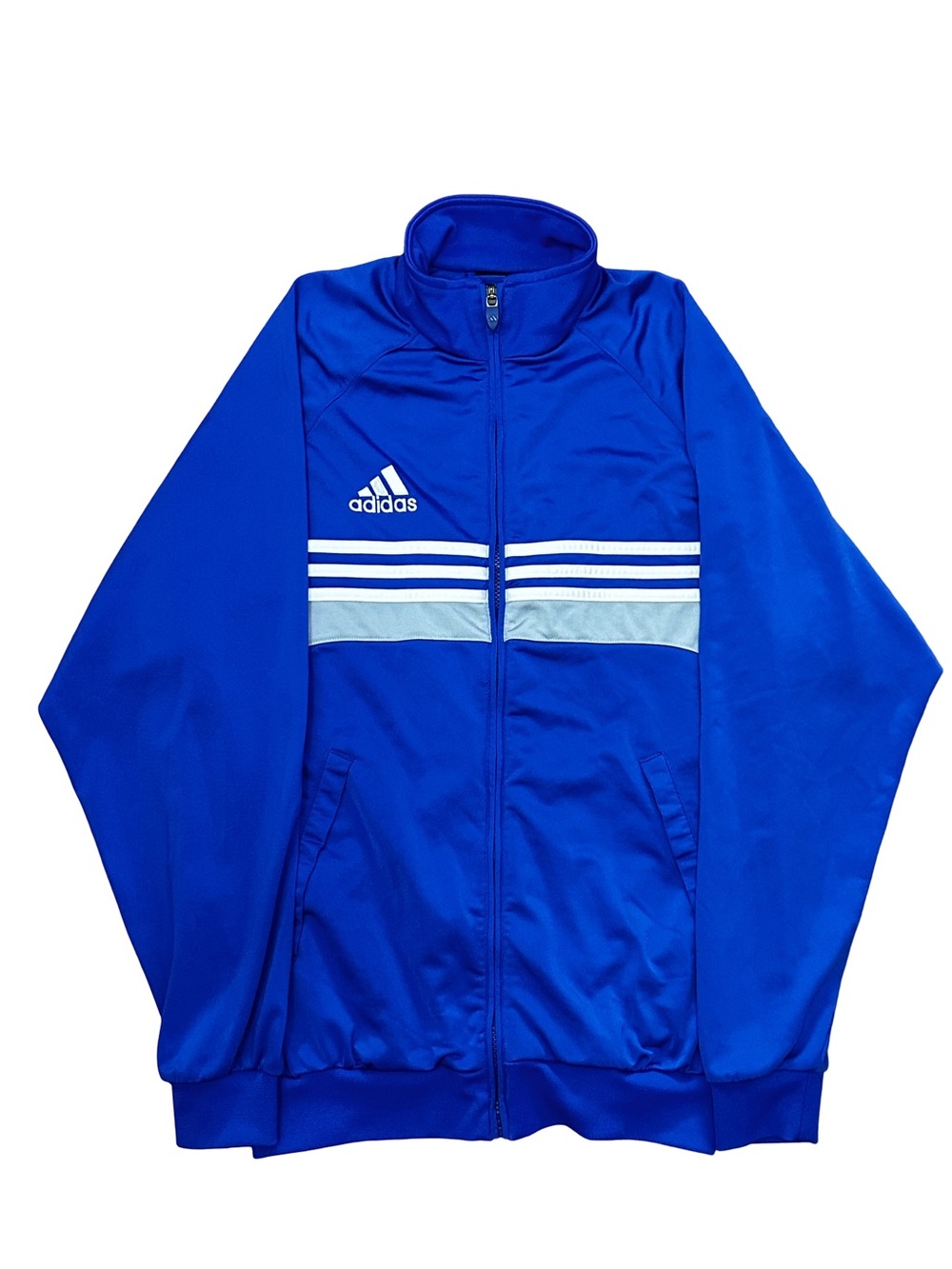 Vintage Adidas Track Jacket Royal Blue Retro